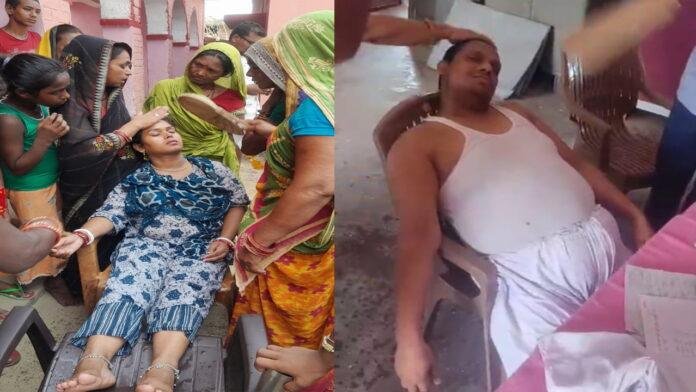 पाठक की मनमानी के चलते बच्चे के साथ-साथ टीचर भी हो रहे हैं बेहोश