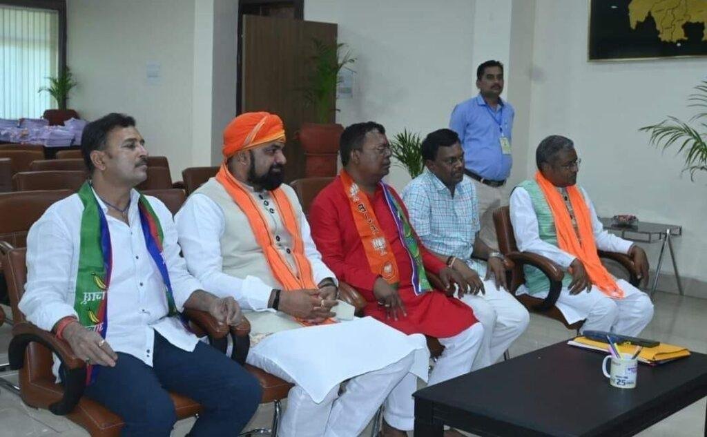 CP CHOUDHARY ने दाखिल किया नामांकन