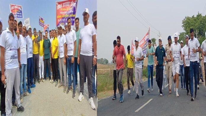 मतदाता जागरूकता के लिए 8 किलोमीटर तक दौड़े SSP आशीष भारती