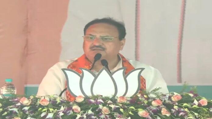 जहानाबाद के बाद आरा पहुंचे जेपी नड्डा, RJD का मतलब समझाया