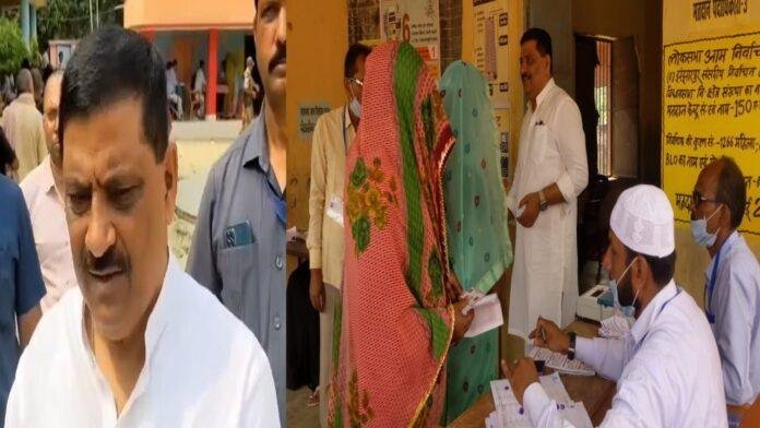 राज्यसभा सांसद संजय झा ने किया मतदान