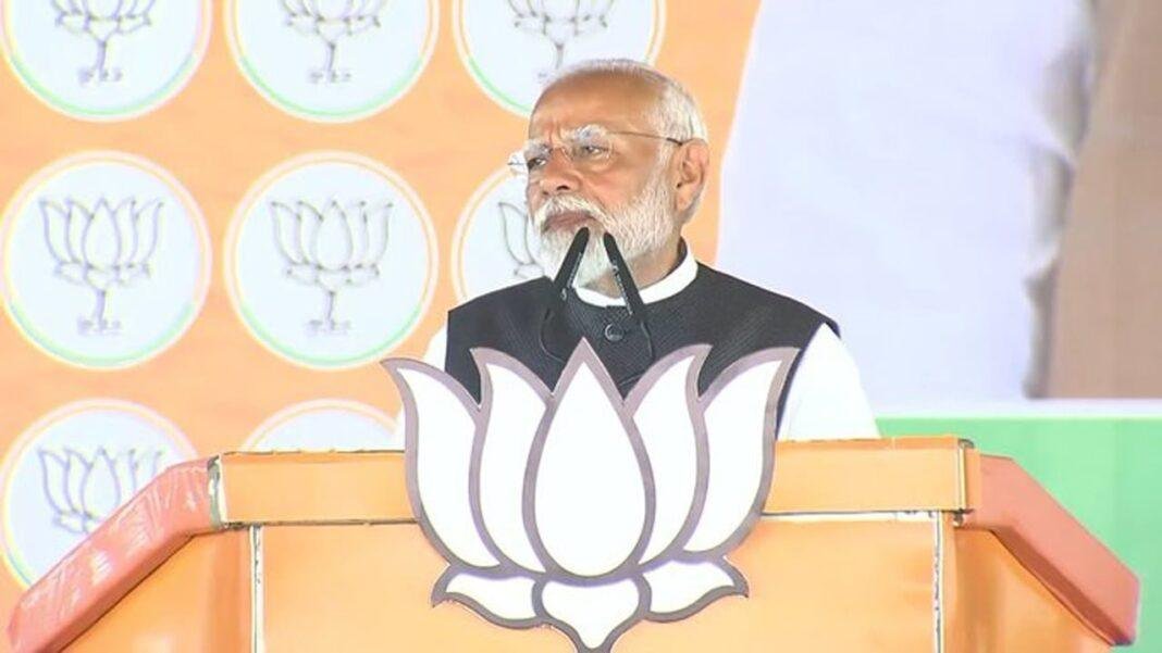 हाजीपुर में PM ने कहा- NDA को दिया आपका वोट केंद्र में मोदी की मजबूत बनाएगा सरकार