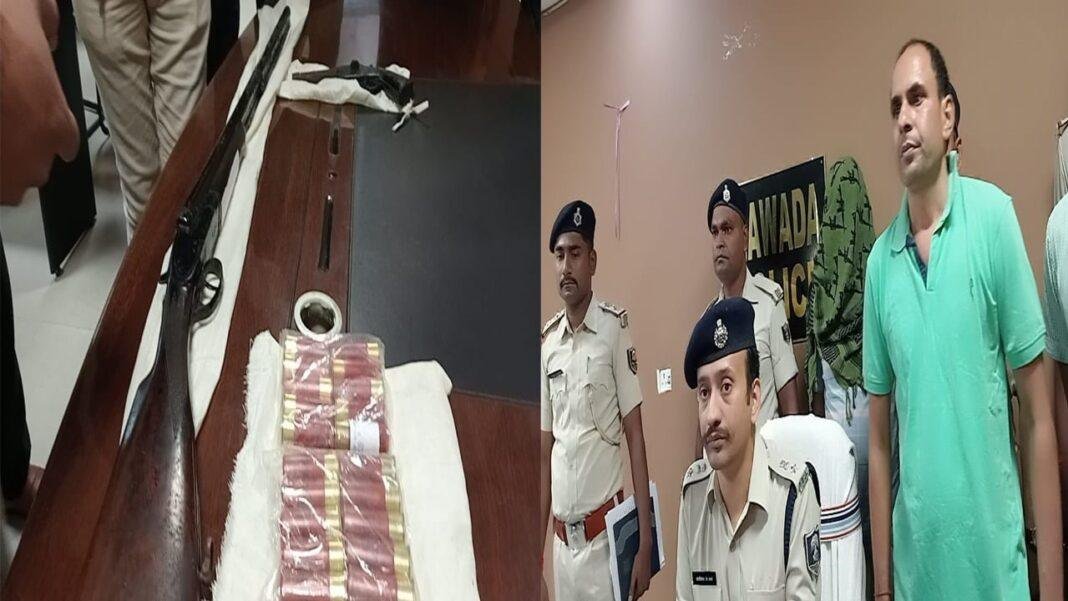 अवैध हथियार के साथ एक अभियुक्त गिरफ्तार