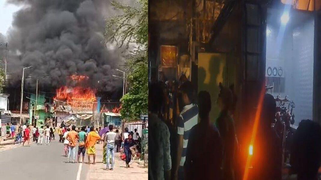 राजधानी में आग का कहर, आधी रात को सब्जी बाग में एक मकान धू-धूकर जली