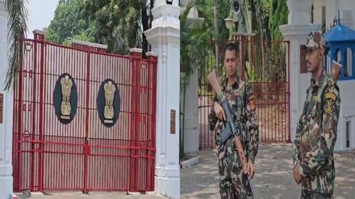 पीएम के आगमन को लेकर राजभवन की सुरक्षा टाइट