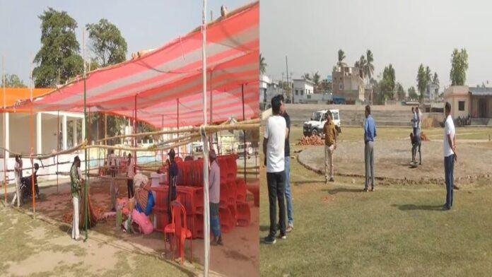 राजनाथ सिंह आज सुपौल पहुंचेंगे, तैयारी शुरू