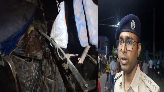 पिकअप और टेंपो में टक्कर, 3 की मौत, आधा दर्जन लोग घायल