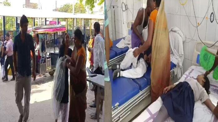 अचानक विद्यालय में बेहोश होकर एक के बाद एक गिरने लगे छात्र