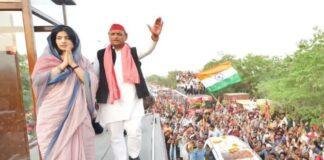 है। मैनपुरी लोकसभा क्षेत्र में सपा प्रमुख अखिलेश यादव और उनकी पत्नी डिंपल यादव ने रोड शो किया। उसी दौरान करहल चौराहे पर लगी महाराणा प्रताप की मूर्ति पर समाजवादी पार्टी के कार्यकर्ता चढ़ गए।