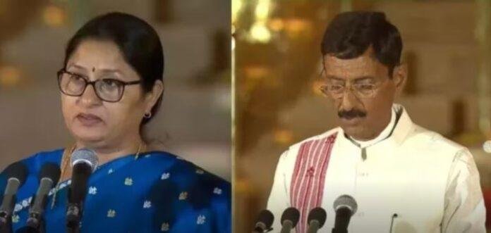 अन्नपूर्णा महिला व बाल विकास और संजय सेठ रक्षा राज्य मंत्री