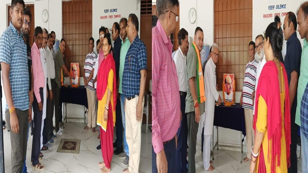 श्यामा प्रसाद की पुण्यतिथि पर गया भाजपा किसान मोर्चा के नेताओं ने दी श्रद्धांजलि