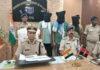 लूट मामले का खुलासा, STF जवान सहित 3 पुलिसकर्मी गिरफ्तार