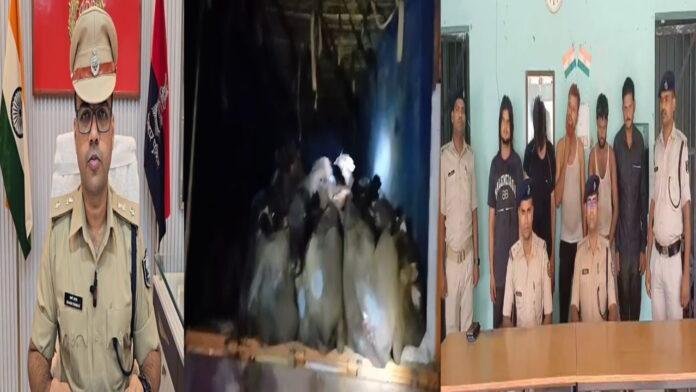 पशु तस्कर के खिलाफ कार्रवाई तेज, 5 आरोपी गिरफ्तार