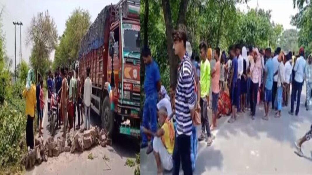 अनियंत्रित प्राईवेट एंबुलेंस ने 3 लोगों को मारा धक्का, एक की मौत, दो रेफर