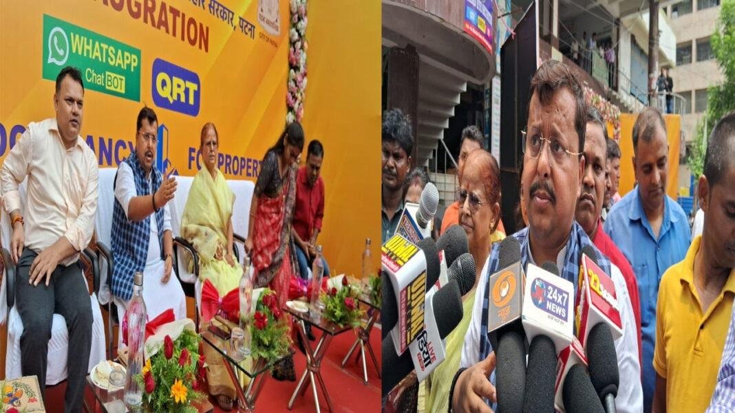 मंत्री ने कहा- जलजमाव को रोकने के लिए पूरी तरीके से तैयार है पटना नगर निगम