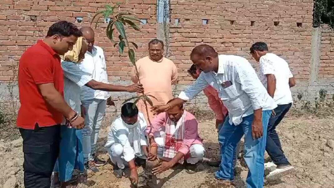 मां भारती के नाम एक वृक्ष लगाकर भाजपा ने पर्यावरण संरक्षण के कड़ी को किया मजबूत