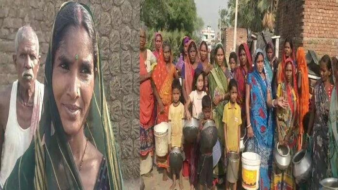 नालंदा के मेहुदीनगर गांव में पेयजल के लिए हाहाकार 