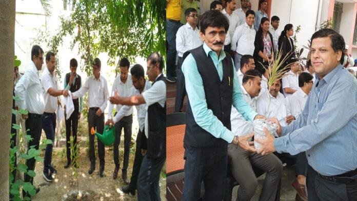 World Environment Day पर व्यवहार न्यायालय में किया गया वृक्षारोपण