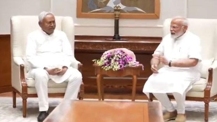 नतीजों से पहले दिल्ली में हलचल, PM मोदी से मिले CM नीतीश, शाह से हो सकती है मुलाकात