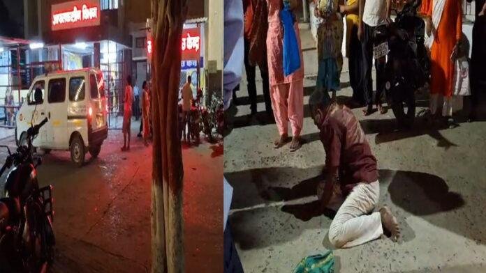 NMCH अस्पताल के पास अज्ञात वाहन ने व्यक्ति को मारी टक्कर