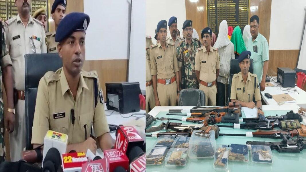 बिहार STF की बड़ी कार्रवाई, 10 अपराधी गिरफ्तार