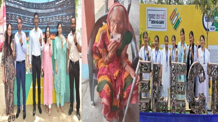 Patna Voting 7th Phase Election : दोपहर 3 बजे तक 42.95 फीसदी वोटिंग