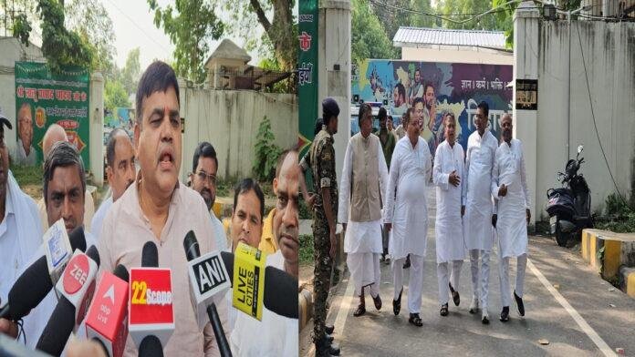 RJD Party तेजस्वी के आवास पर नवनिर्वाचित सांसदों की बैठक, अभय होंगे सदन के नेता