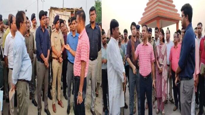 विश्व प्रसिद्ध श्रावणी मेला की तैयारी को लेकर जिला प्रशासन ने लिया जायजा