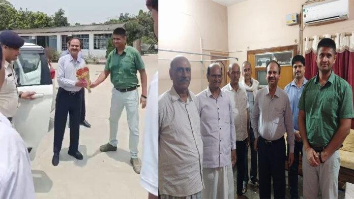 Sugar Cane Commissioner Anil Jha कमिश्नर अनिल झा पहुंचे मझौलिया, कहा- जल्द होगा किसानों का समाधान