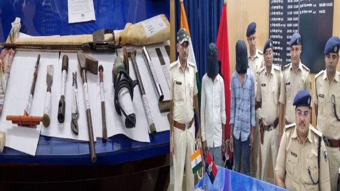मिनी गन फैक्ट्री का खुलासा, फर्नीचर बनाने की आड़ में चल रहा था हथियार बनाने का धंधा, 2 गिरफ्तार