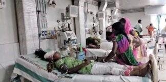 Scorpio पेड़ से टकराया : 1 मृत, दूल्हा दुल्हन समेट 6 घायल