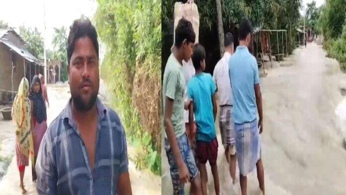 नेपाल बॉर्डर के सिकटी प्रखंड में नूना नदी से ग्रामीण परेशान