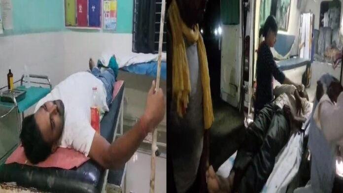Aurangabad Marpeet सड़क दुर्घटना में एक मासूम समेत 4 लोग घायल, एक की हालत गंभीर