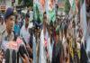 विभिन्न मुद्दों को लेकर केंद्र के खिलाफ कांग्रेस का हल्लाबोल, पुलिस का लाठीचार्ज