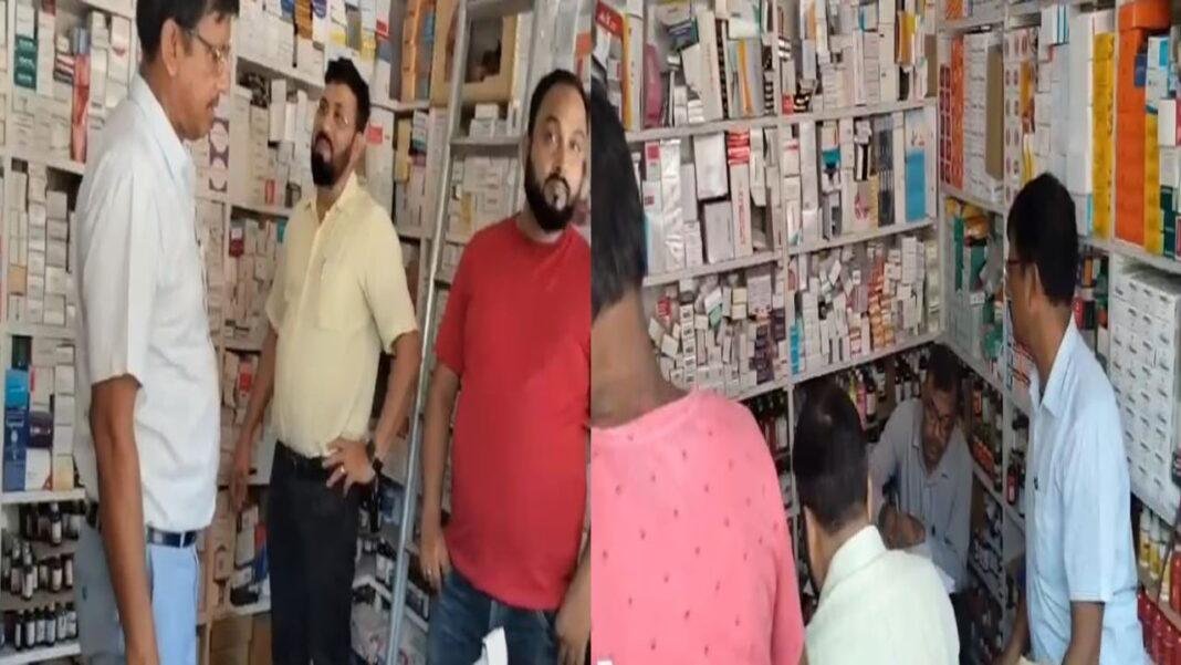 नकली दवा का भंडाफोड़, भारी मात्रा में अवैध दवा जब्त
