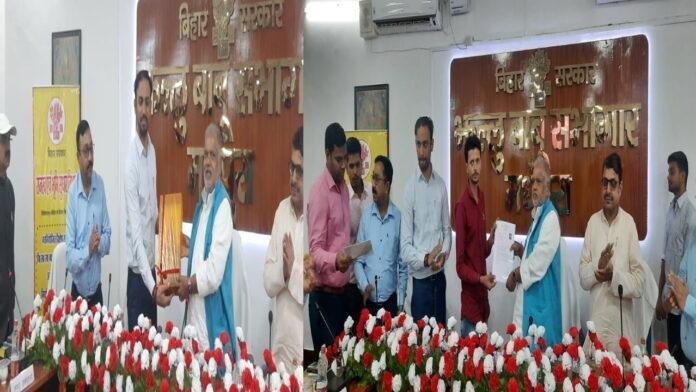 मधेपुरा पहुंचे मंत्री श्रवण कुमार, नवनियोजित पदाधिकारियों को दिया नियुक्ति पत्र