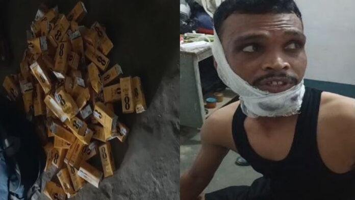 माफियाओं के हौसले बुलंद, शराब कारोबारी ने बाइक से धक्का देकर पुलिस जवान को किया जख्मी