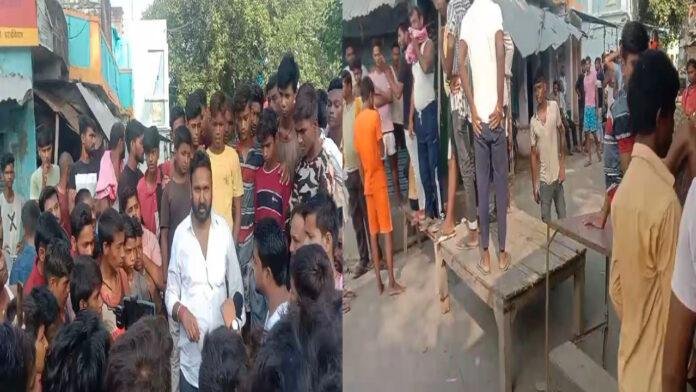 बिजली की समस्याओं से तंग आकर ग्रामीणों ने किया सड़क जाम