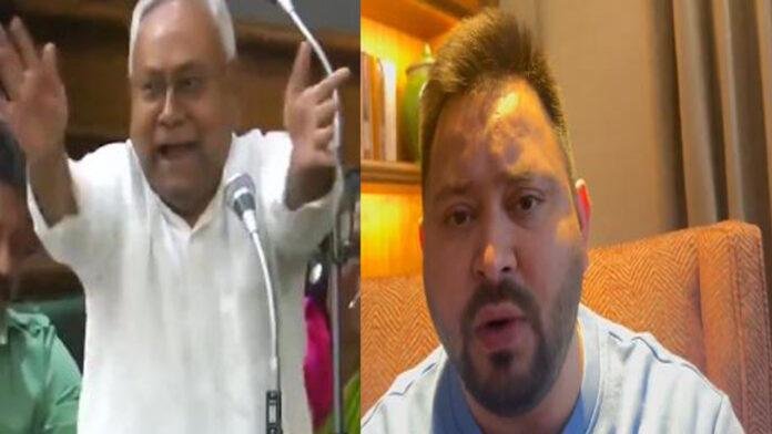 सदन में नीतीश के हाय-हाय पर तेजस्वी ने ली चुटकी, कहा- भगवान भरोसे बिहार