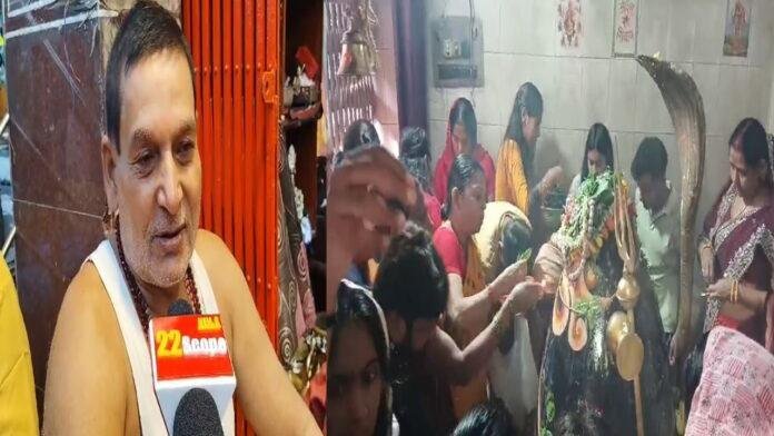 पटना के शिवालयों में भक्तों की उमड़ी भीड़