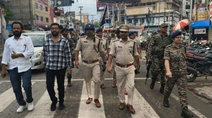 फ्लैग मार्च मोहर्रम