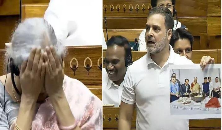 Loksabha में नेता प्रतिपक्ष राहुल गांधी और स्पीकर ओम बिरला में हुई तीखी बहस, राहुल बोले – चक्रव्यूह में फंसा हिंदुस्तान | 22Scope News लोकसभा में बजट को हलवा राहुल गांधी की ओर से बताए जाने पर वित्त मंत्री निर्मला सीतारमण ने माथे पर हाथ रख लिए।
