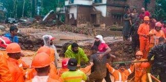 Landslide in Kerala - वायनाड में हुए भूस्खलन से आई आफत में फंसे लोगों के लिए बचाव में जुटी टीमें।