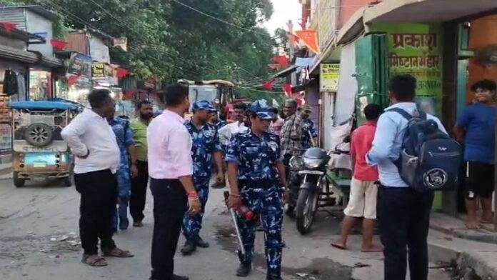 महावीरी झंडा शोभा यात्रा को लेकर शहर में चलाया गया अतिक्रमण हटाओ अभियान