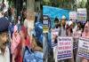 BSSC कार्यालय का घेराव करने पहुंचे सहायक उर्दू अनुवादक अभ्यर्थी, पुलिस के साथ धक्का-मुक्की