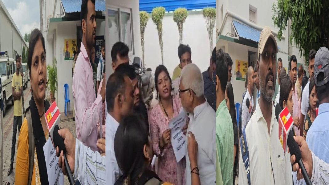 JDU प्रदेश कार्यालय में पहुंचे प्रखंड परियोजना सहायक, मंत्री के अधिकारियों के साथ हुई बहस