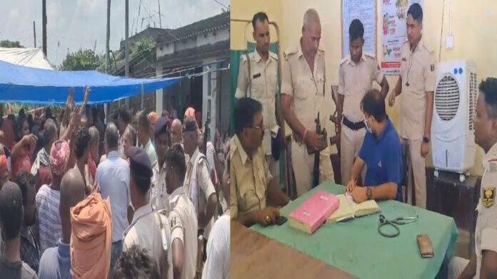 Madhubani Police हत्या के आरोपी को गिरफ्तारी की मांग को लेकर पुलिस और ग्रामीण के बीच नोकझोक