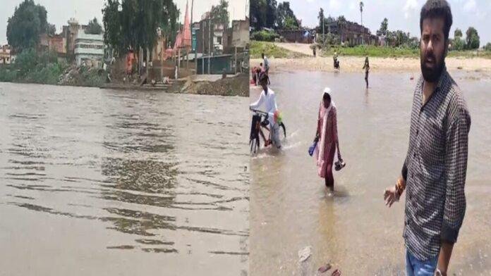 धनार्जय नदी पर पुल नहीं बनने से नाराज ग्रामीण कर रहे बड़े आंदोलन की तैयारी