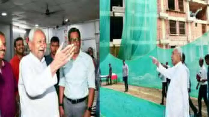 CM नीतीश ने पटना सिटी में गुरु गोविंद सिंह अस्पताल का किया निरीक्षण