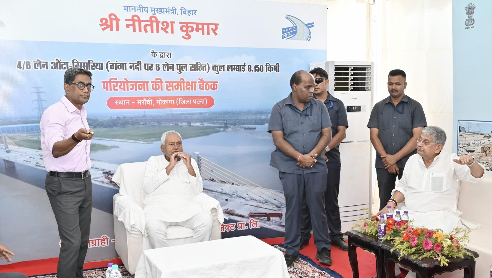 CM Nitish ने निर्माणाधीन सड़क और पुलों का किया निरीक्षण, कई योजनाओं का किया उद्घाटन